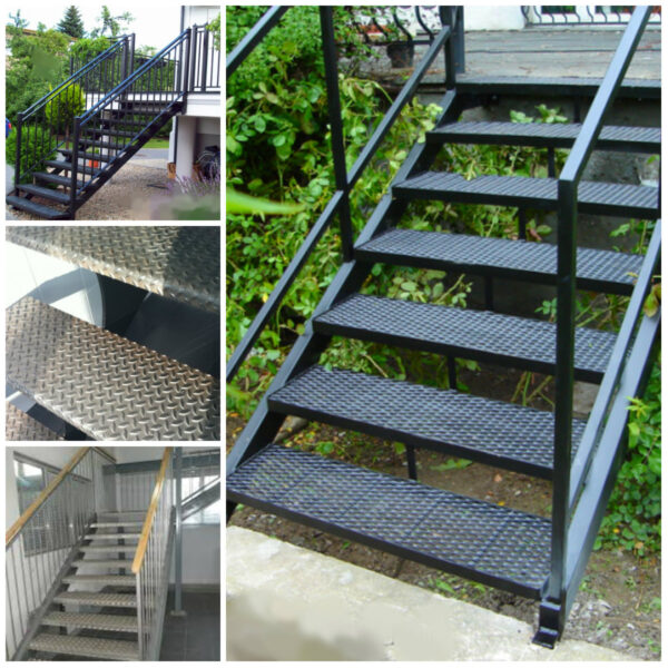 Лестница окрашенная полиэфирной краской